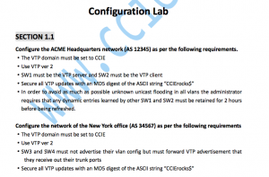 CCIE RS V5.0 LAB1 Section 1.1