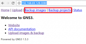 先导出旧的 GNS3 IOU VM 虚拟机中的项目文件和镜像文件