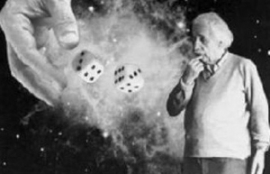 爱因斯坦认为：“ 上帝不掷骰子。”